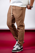 Pantaloni Maro din Stofă – Earthy Elegance
