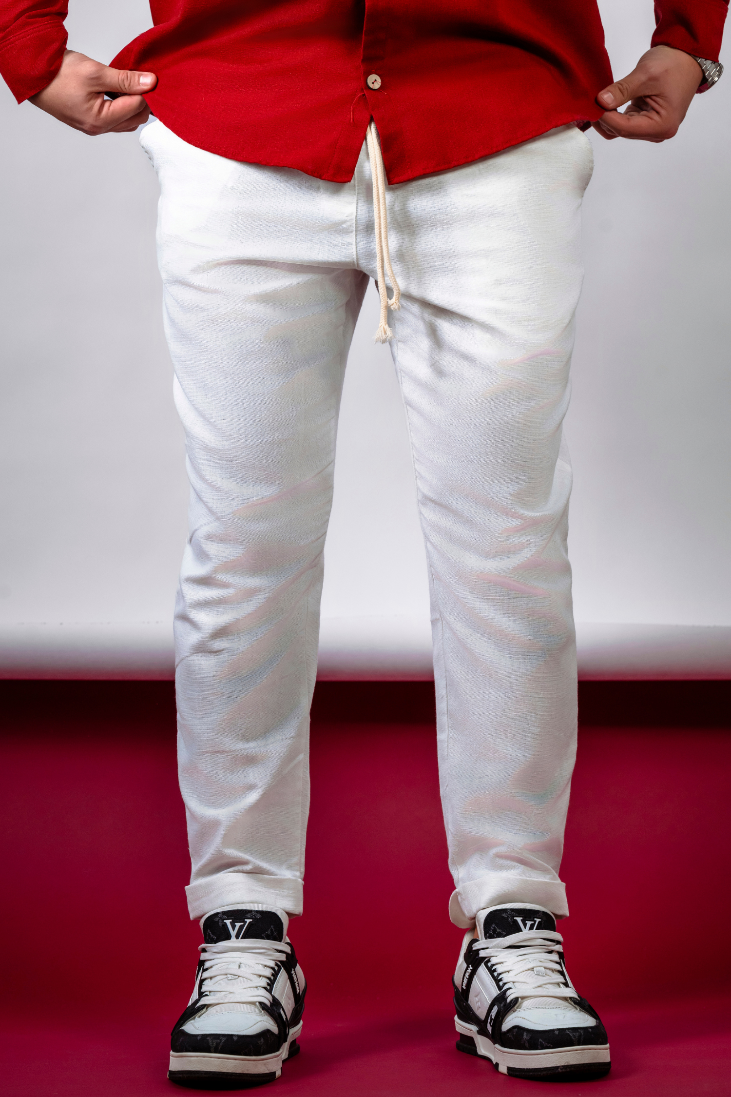 Pantaloni Albi din In – Riviera Spirit