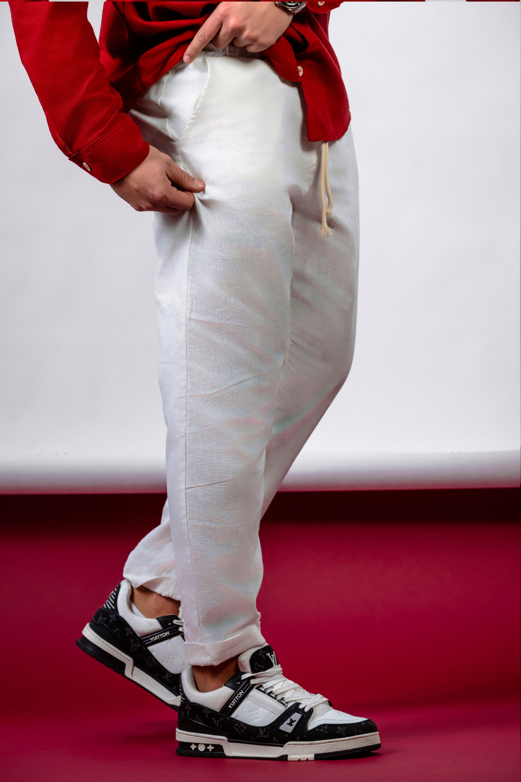 Pantaloni Albi din In – Riviera Spirit