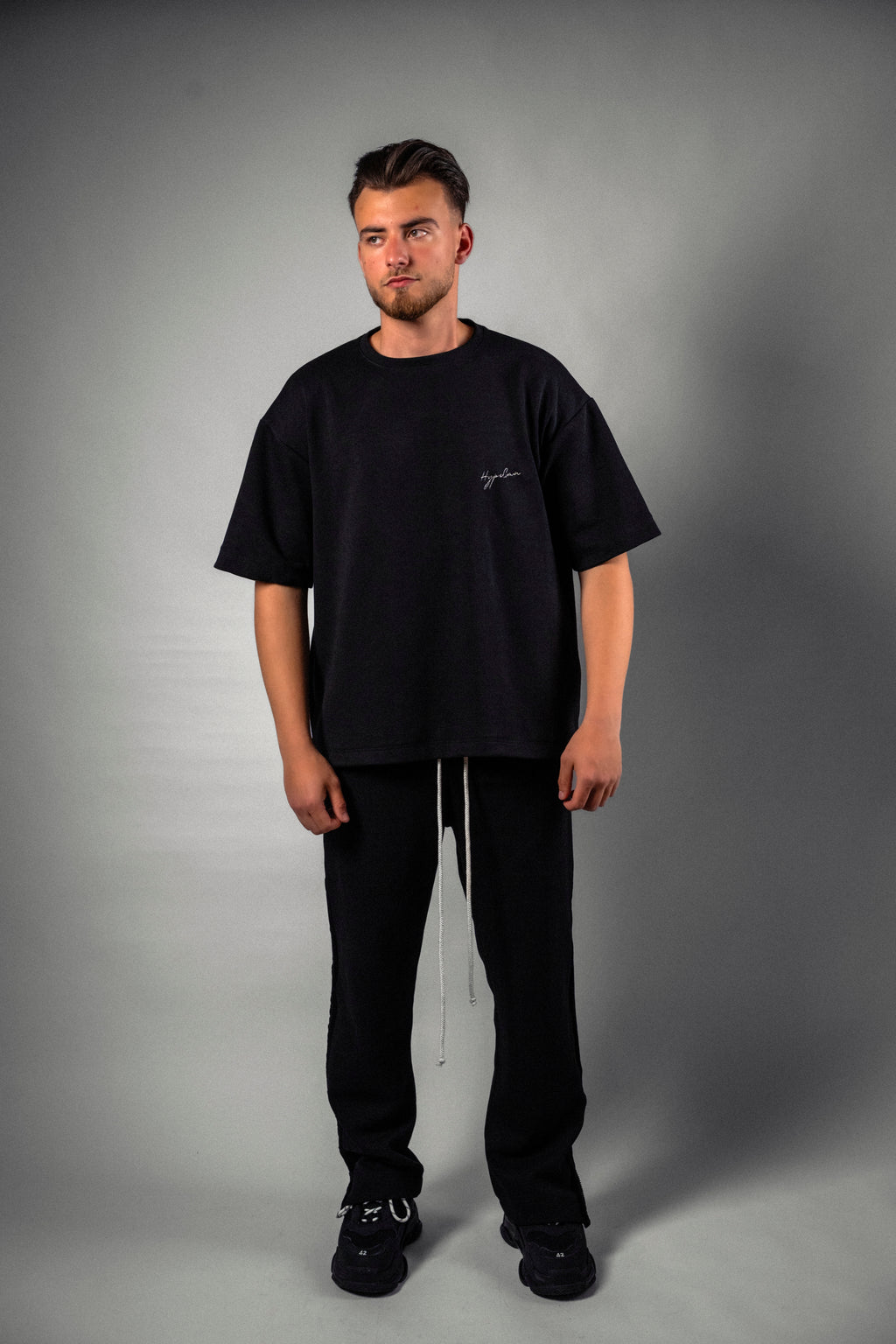 Pantaloni negri „Noir Velvet”